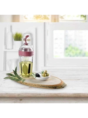 Cam Yağdanlık Fresh Ölçülü Yağ Şişesi Yağdanlık