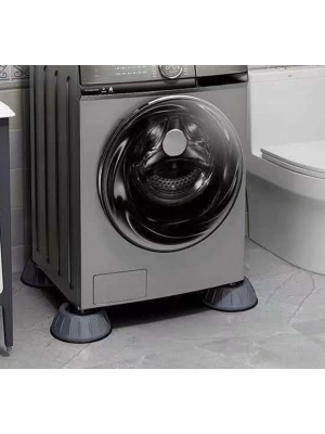 Çamaşır Makinesi Kayma Ve Titreşim Engelleyici - Gürültü Emici Aparatlar 4 Lü Set