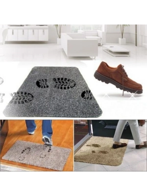 ®  Çamaşır Makinesinde Yıkanabilir Kir Toz Emici Mikrofiberli Paspas