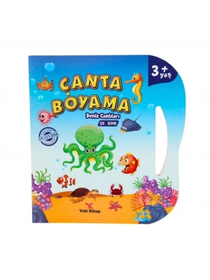 Çanta Kitap Boyama Kitabı Deniz Canlıları