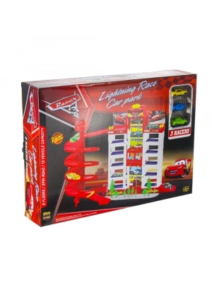 ® Cars Racer Asansörlü Garaj Seti