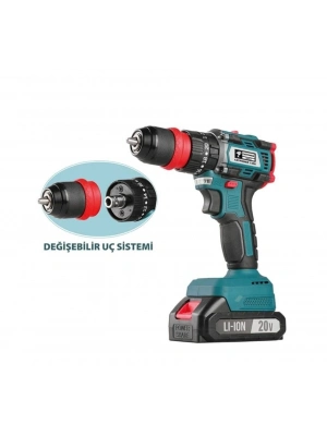 ® Cat Power 1350 Akülü Vidalama Makinesi 20 V 2,0 Ah