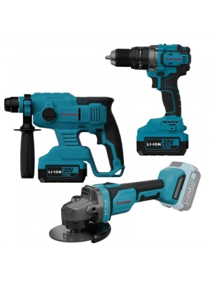 ® Cat Power 4235 Akülü Vidalama Taşlama Kırıcı Delici Set 4,0 Ah Çift Akülü