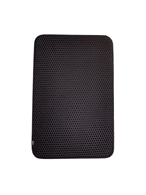 Cattie Altıgen Model Kum Toplayıcı Fonksiyonel Kedi Paspası Large Siyah 50x75 Cm