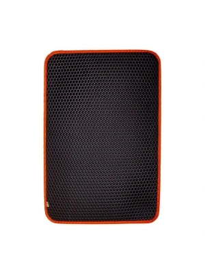 Cattie Altıgen Model Kum Toplayıcı Fonksiyonel Kedi Paspası Large Turuncu 50x75 Cm