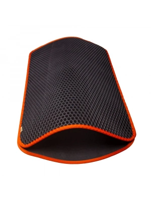 Cattie Kum Toplayıcı Fonksiyonel Kedi Paspası Altıgen 37-50 cm Turuncu