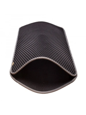 Cattie Kum Toplayıcı Fonksiyonel Kedi Paspası Altıgen 50-75 cm Gri