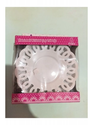 Çay Tabağı Kırılmaz 6 Adet Royaleks-TM739