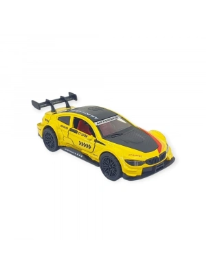 Çek Bırak Araba Metal - 3672C - Sarı-Siyah