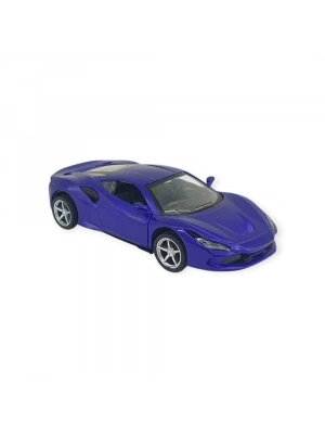 Çek Bırak Araba Metal - 6636-68M - Mavi
