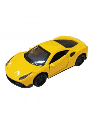 Çek Bırak Metal Araba - 4311B - Sarı