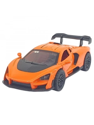 Çek Bırak Metal Arabalar 12 cm - 36121C - Turuncu