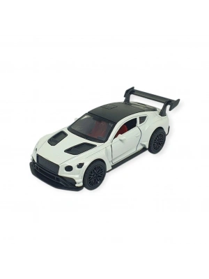 Çek Bırak Metal Arabalar 12 cm - 3671C - Beyaz