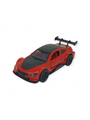 Çek Bırak Metal Arabalar 12 cm - 3671C - Kırmızı