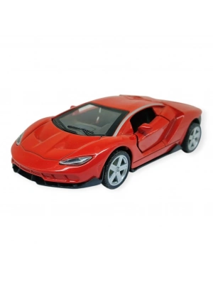 Çek Bırak Metal Arabalar 12 cm - 6632-40 - Kırmızı