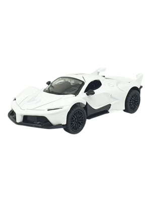 Çek Bırak Metal Arabalar 13 cm - SR2212- Beyaz