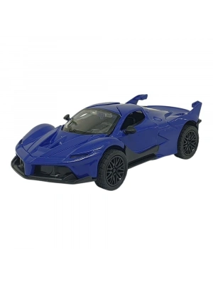 Çek Bırak Metal Arabalar 13 cm - SR2212- Mavi