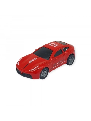 Çek Bırak Metal Küçük Arabalar 8 cm - SH40031 - Kırmızı