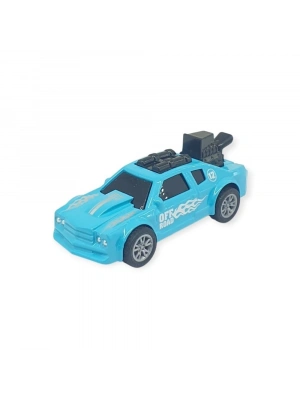 Çek Bırak Metal Küçük Arabalar 8 cm - SH40031 - Turkuaz