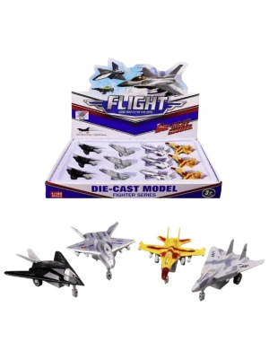 Çek Bırak Metal Mini Savaş Uçak 9 Cm - K157A2