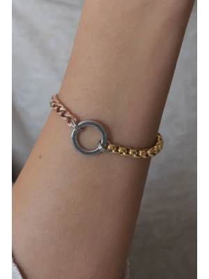 Çelik Mix Renk Kadın Bileklik