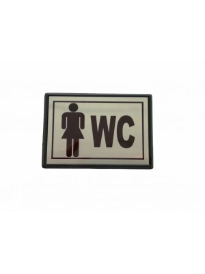 ® Cemax Yönlendirme Küçük WC Bayan 10X7 cm