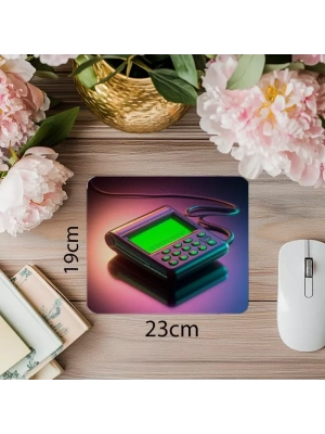Cep Boyutunda Pager Mouse Pad Tasarımı - 19x23 cm 2 mm Dikdörtgen İthal Baskılı Mouse Pad