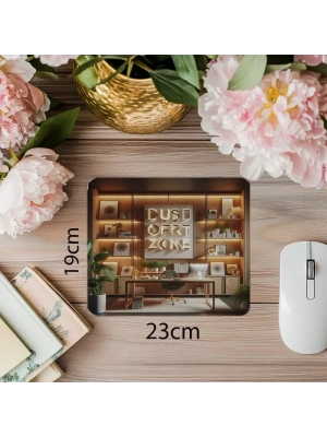 Cesur ve Renkli 3D Motivasyon Mousepad - 19x23 cm 2 mm Dikdörtgen İthal Baskılı Mouse Pad