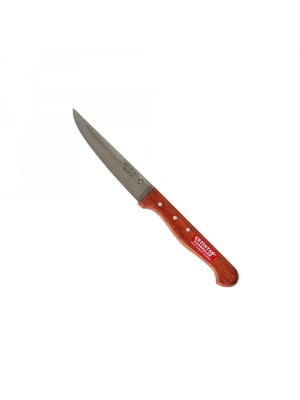 Çetintaş Paslanmaz Bursa Sebze Bıçağı 10 Cm, Ahşap Gül Sap