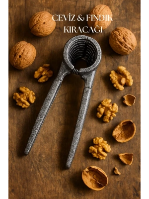 Ceviz ve Fındık Kırıcı - Dayanıklı Döküm Gövde