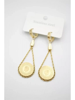 Çeyrek Küpe - Altın