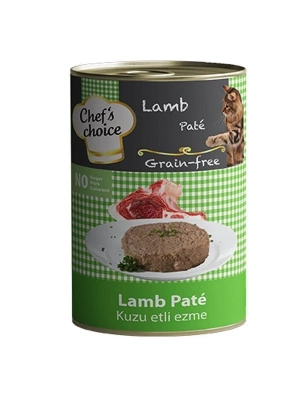 Chefs Choice Kıyılmış Kuzulu Yetişkin Konserve Kedi Maması 1 Adet 400 Gr