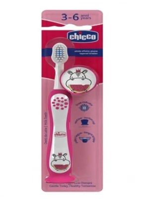 Chicco Diş Fırçası 3-6 Yaş Hippo