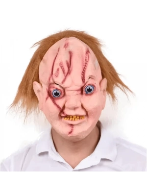 Chucky Saçlı Lateks Maske