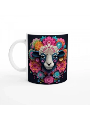 Çiçek Bahçesi Koyunu Kupa Bardak