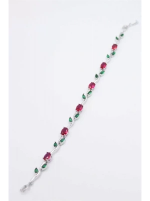 Çiçek Bileklik - Gümüş