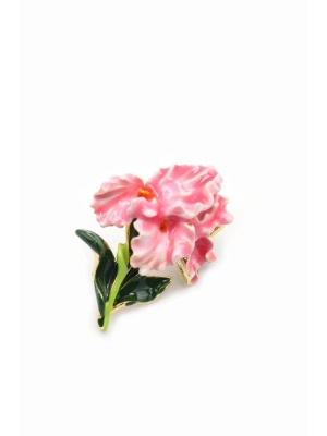 Çiçek Broş - Pembe