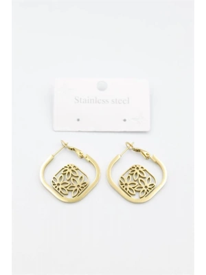 Çiçek Küpe - Altın