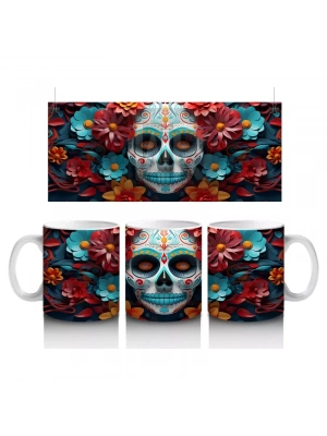 Çiçeklerden Taçlı Buzlu Maske – Hediyelik Kahve Kupası