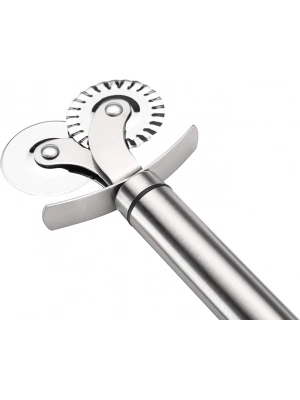 Çift Başlıklı Pizza Hamur Bıçağı