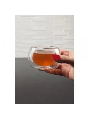 Çift Cidarlı Cam Reçellik 6 Adet