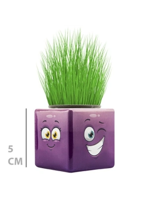 Çim Adam Mini Küp Emoji Figürlü 1 Adet