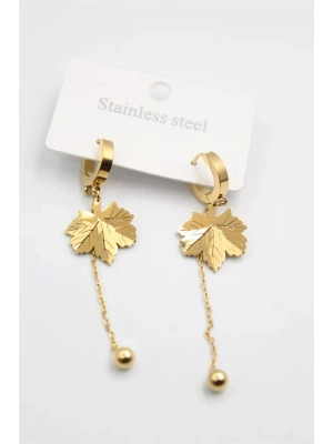 Çınar Ağacı Küpe - Altın