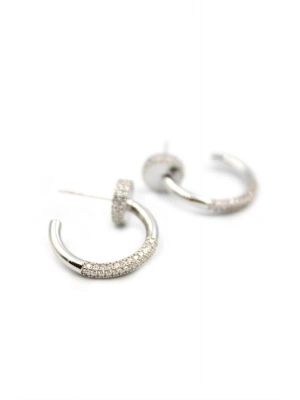 Çivi Küpe - Gümüş