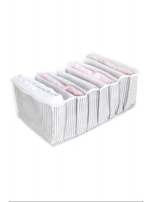 Çizgili Akordiyon Organizer L Boy 24x37x18 Cm Royaleks-EV354