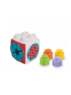 Clementoni Baby Soft Clemmy Yumuşak Blok Duyusal Küp 17902