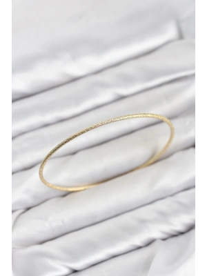 CM Gold Renk Simli Model 65 mm Bilezik