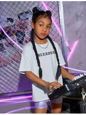 Çocuk   Baskılı T-Shirt - Beyaz