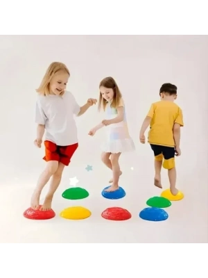 Çocuk Yarım Küre Denge ve Koordinasyon Adası 6lı Set