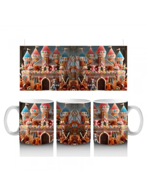 Çocuklara Sütü Sevdiren Büyülü Şeker Kale Karnavalı Kupa Bardak